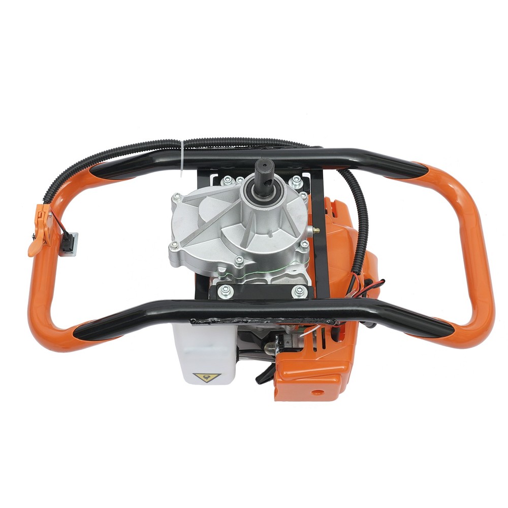 Earth Auger Digging Machine 2-Stroke 52CC Gas Powered Post Hole Digger w/ 3 Bits
