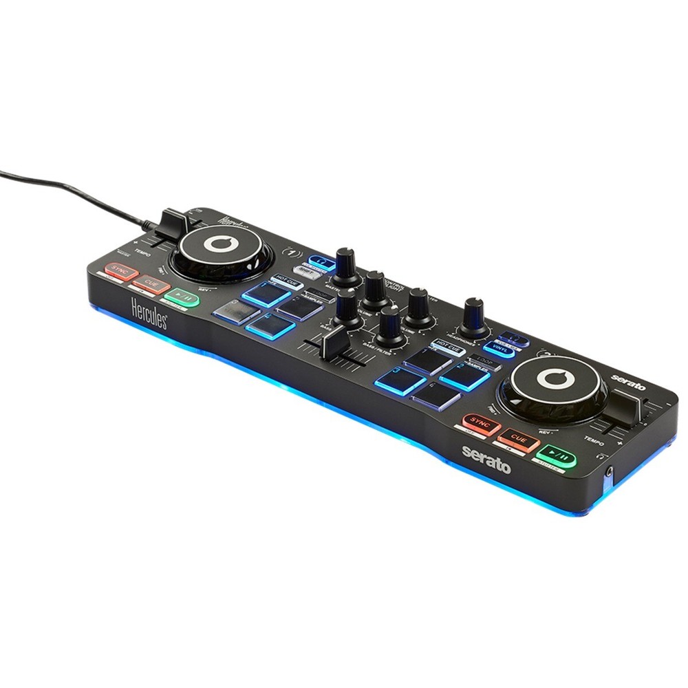 Hercules DJControl Starlight Starter DJ Controller Set w Monitors & Headphones
