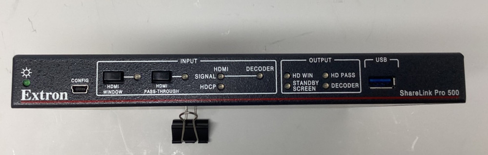 Extron ShareLink Pro 500 Wired Wireless Presentation System. Warranty