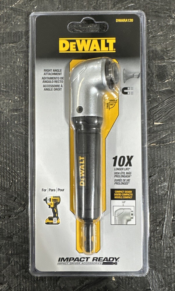 DEWALT DWARA120 Right Angle Impact Ready Attachment New Sealed