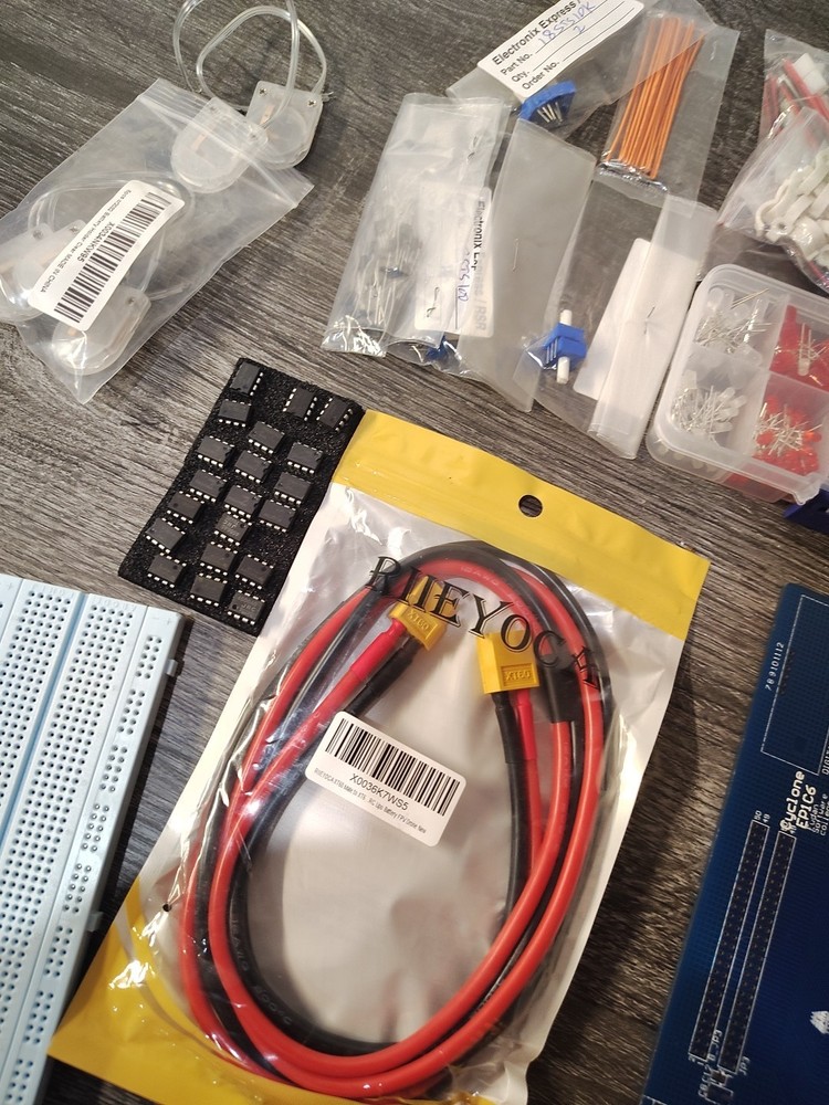 Electronics Hobbyist and Prototyping Component Lot / STEM Learning Bundle