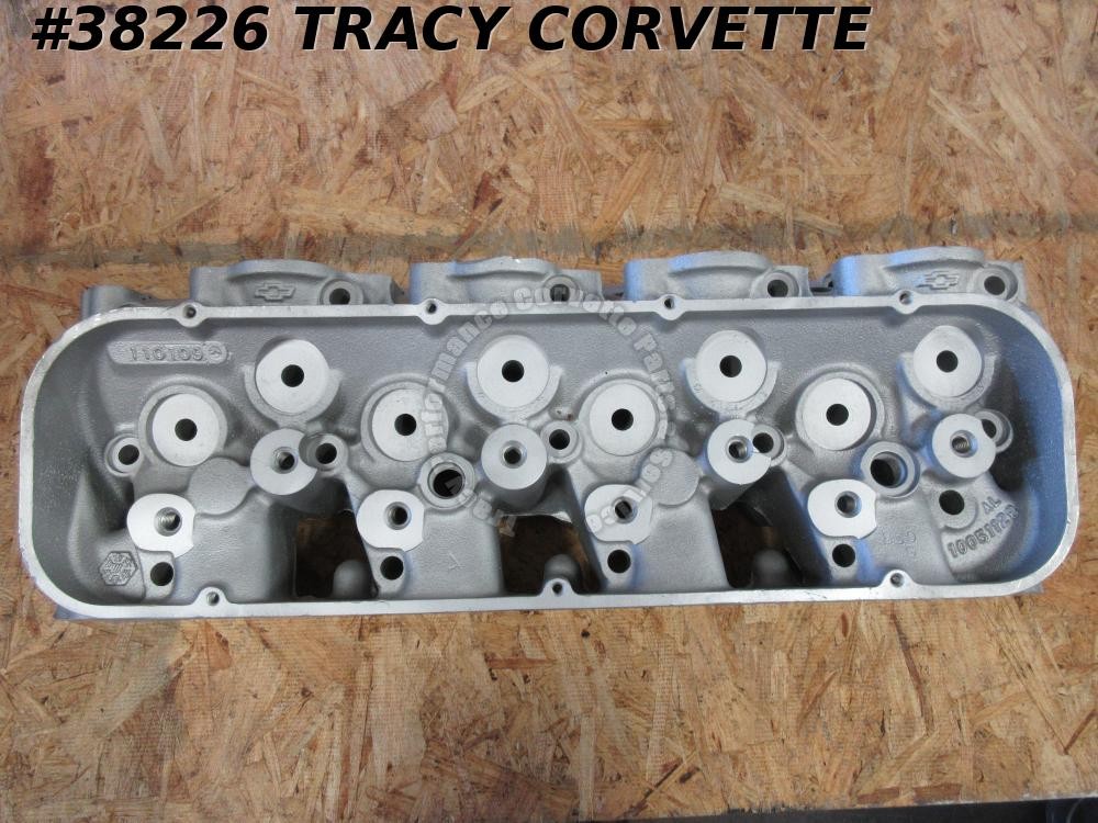 One New Chevy 10051128 Alum Symmetrical Bow Tie Pro Stock Semi-Finished BBC Head