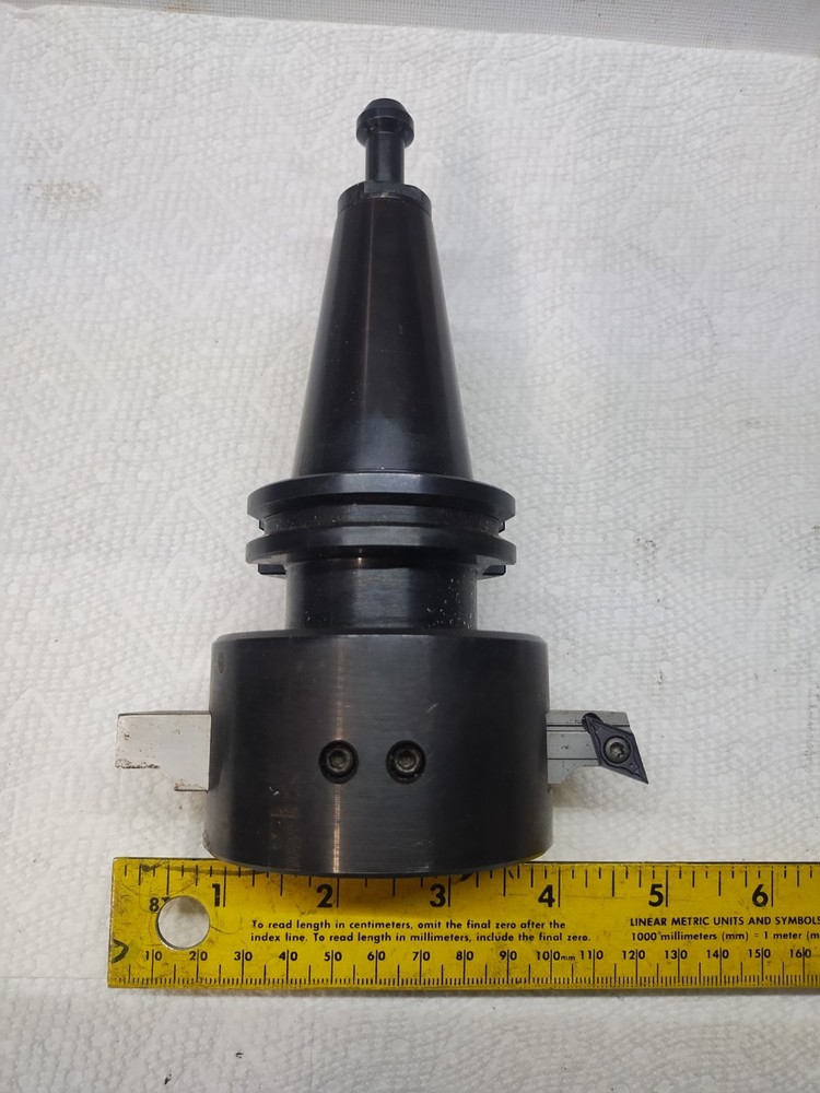 Pair Of Madison CAT40 Boring Tools With Inserts