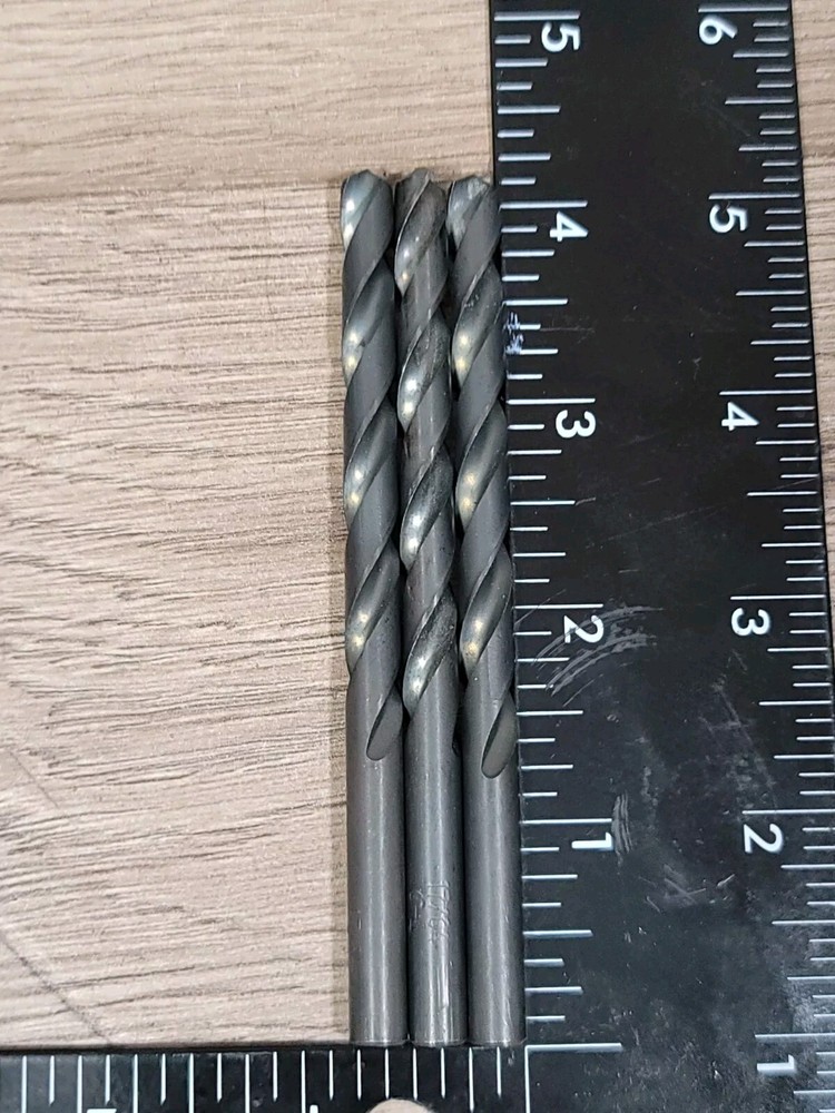 3ea C-L HS USA DRILL MACHINIST BITS 17/64" EUC