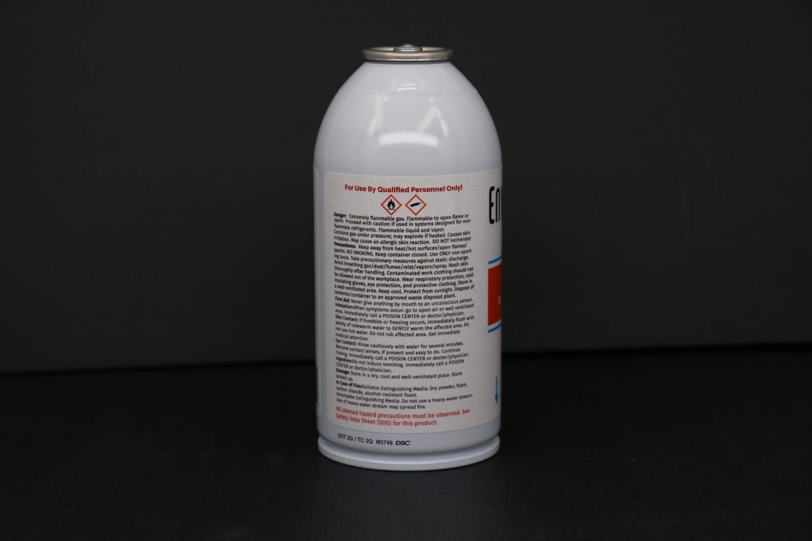 Enviro-Safe R-600a Refrigerant with 7/16" Self Sealing K28 6 oz Case/6 #8070