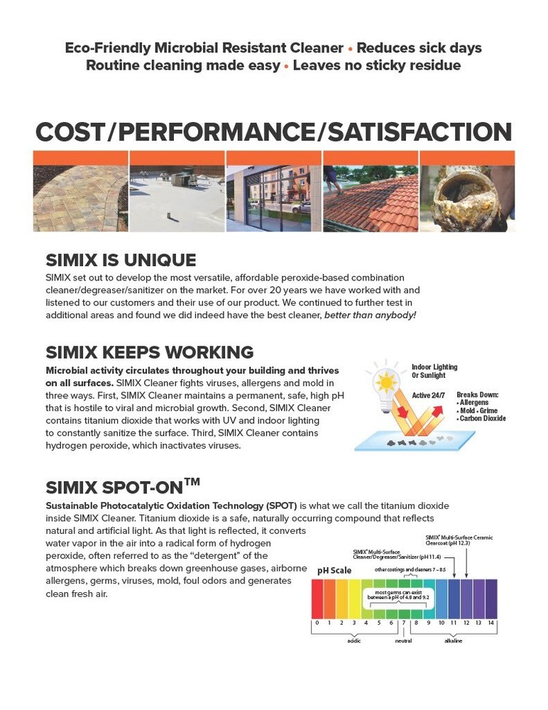 SIMIX 5 lb Bag All Purpose Cleaner Environmentally friendly