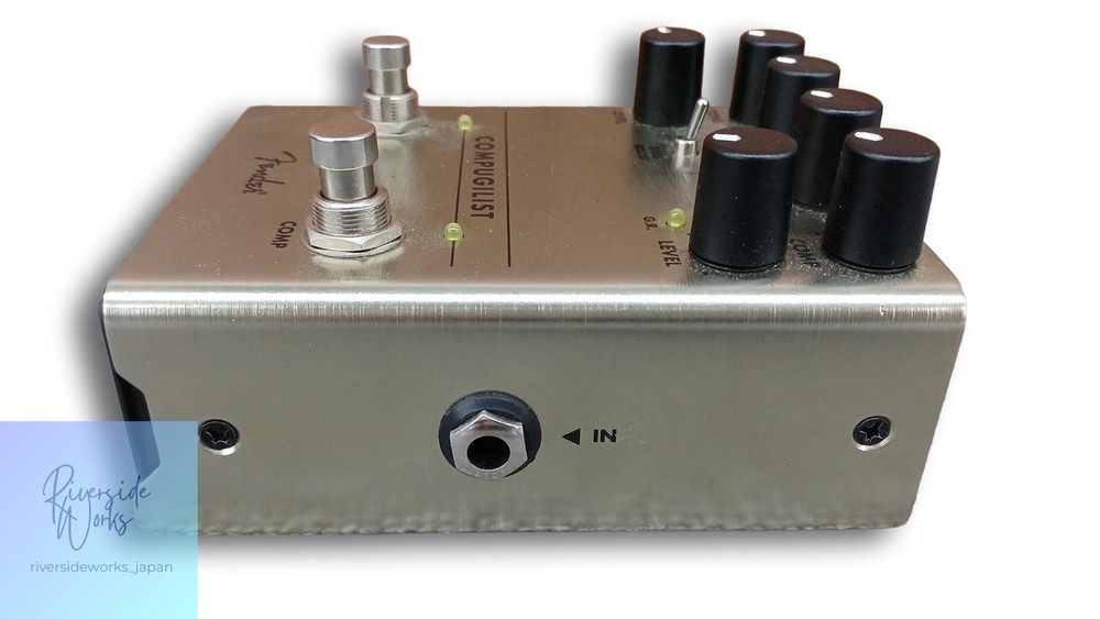 Fender Compugilist Compressor Effects Pedal for Guitar