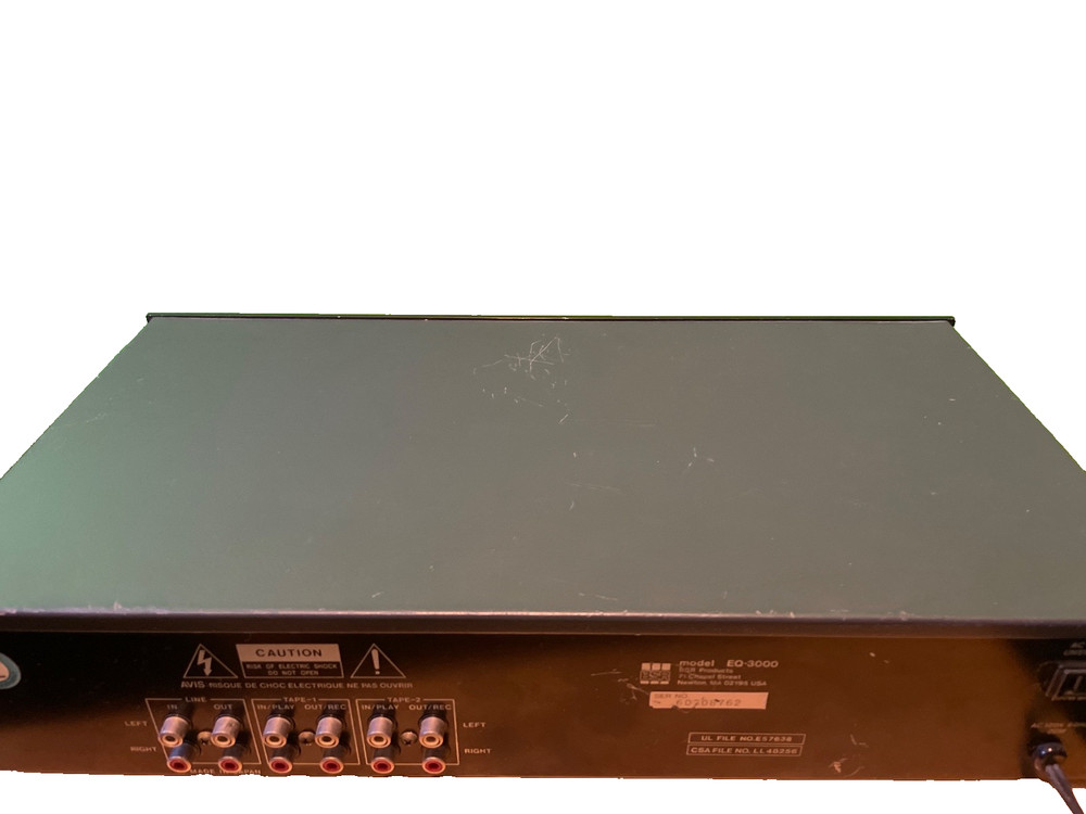 BSR EQ-3000 Frequency Graphic Equalizer Spectrum Analyzer