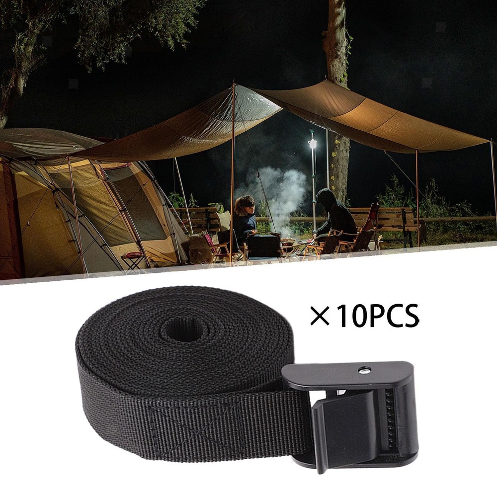 10 Pieces Cargo Securing Straps Lashing Straps Adjustable