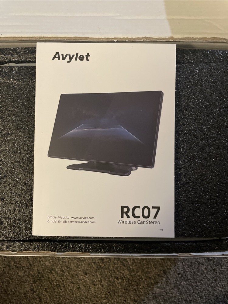 9'' Wireless Apple Carplay Screen & Android Auto with 4K Dash Cam, Portable C...