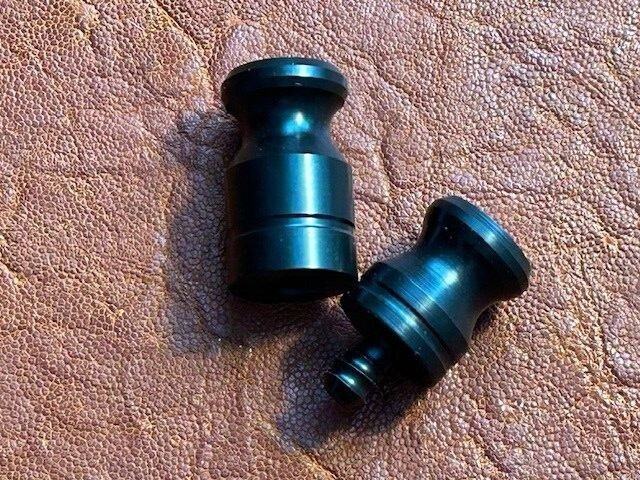 Jacoby Joint Protector Set for your pool cue 3/8-8 Radial thread. Black