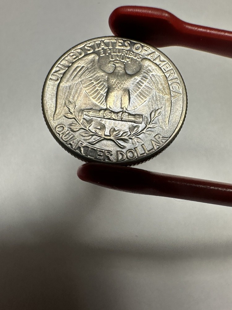 1939 Washington Quarter - Uncirculated - Subtle Rainbow Toning Toned