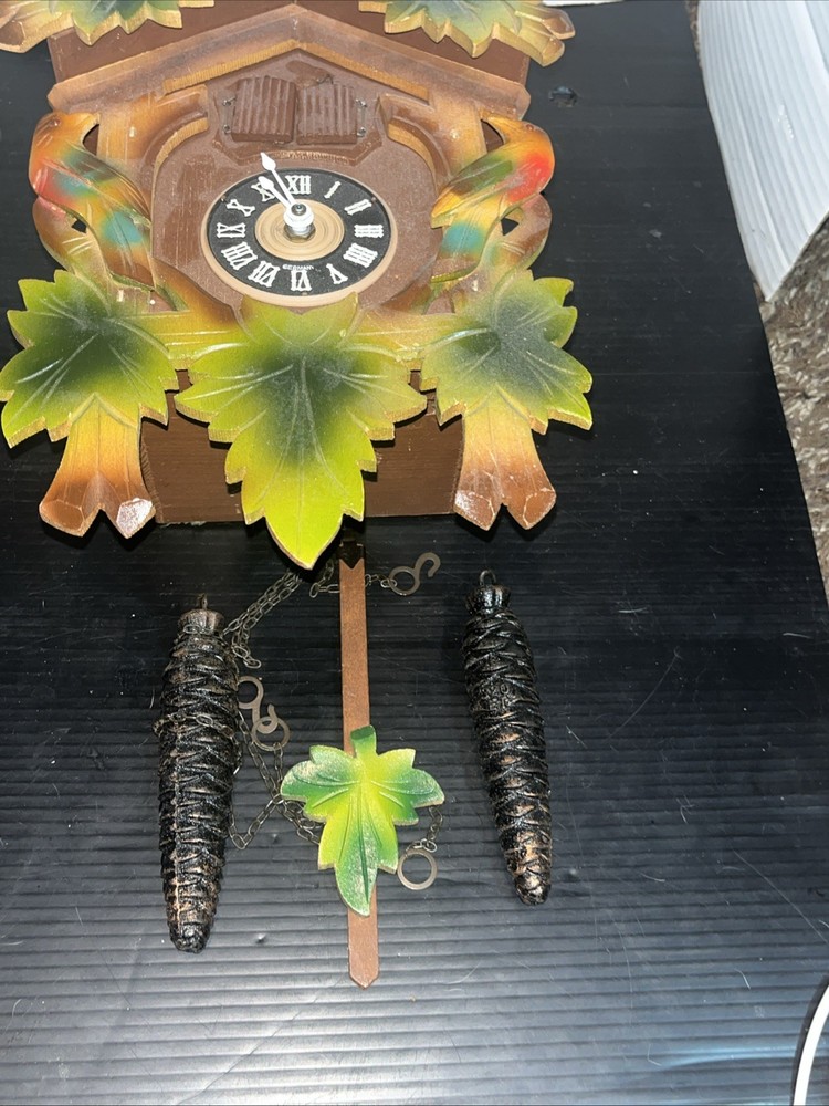Cuckoo Clock German Black Forest Battery Operated Untested