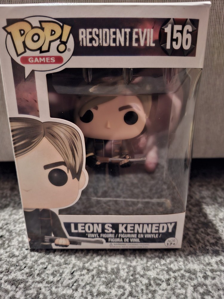 Resident Evil Re4 Leon Funko Pop Figure Boxed #155