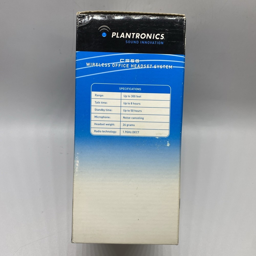 Plantronics CS55 DECT 6.0 Noise Cancelling Wireless Headset HL10 Lifting Access.