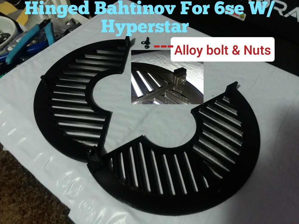 Hindged split Bahtonov Mask for Celestron NexStar 6SE w/ Hyperstar