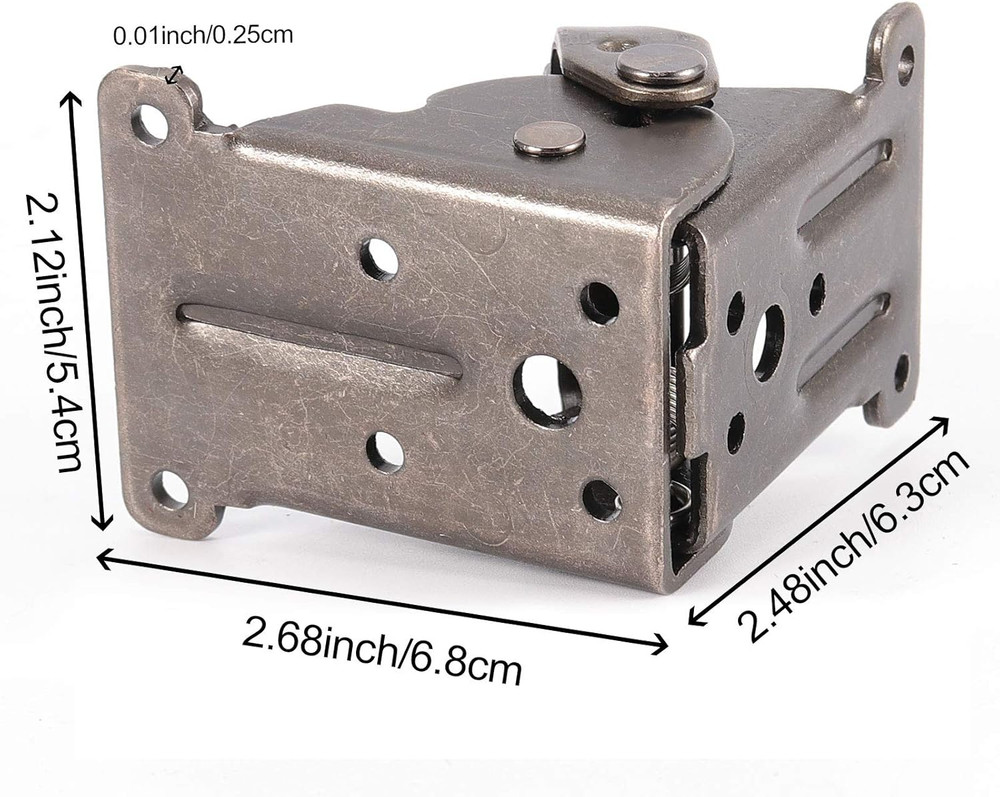 8 PCS 0-90 Degree Folding Table Legs Bracket, Hardware Self Locking Hinge Foldab