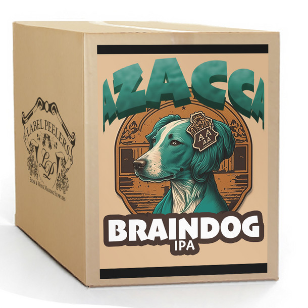 Label Peelers Azacca Braindog IPA Beer Kit