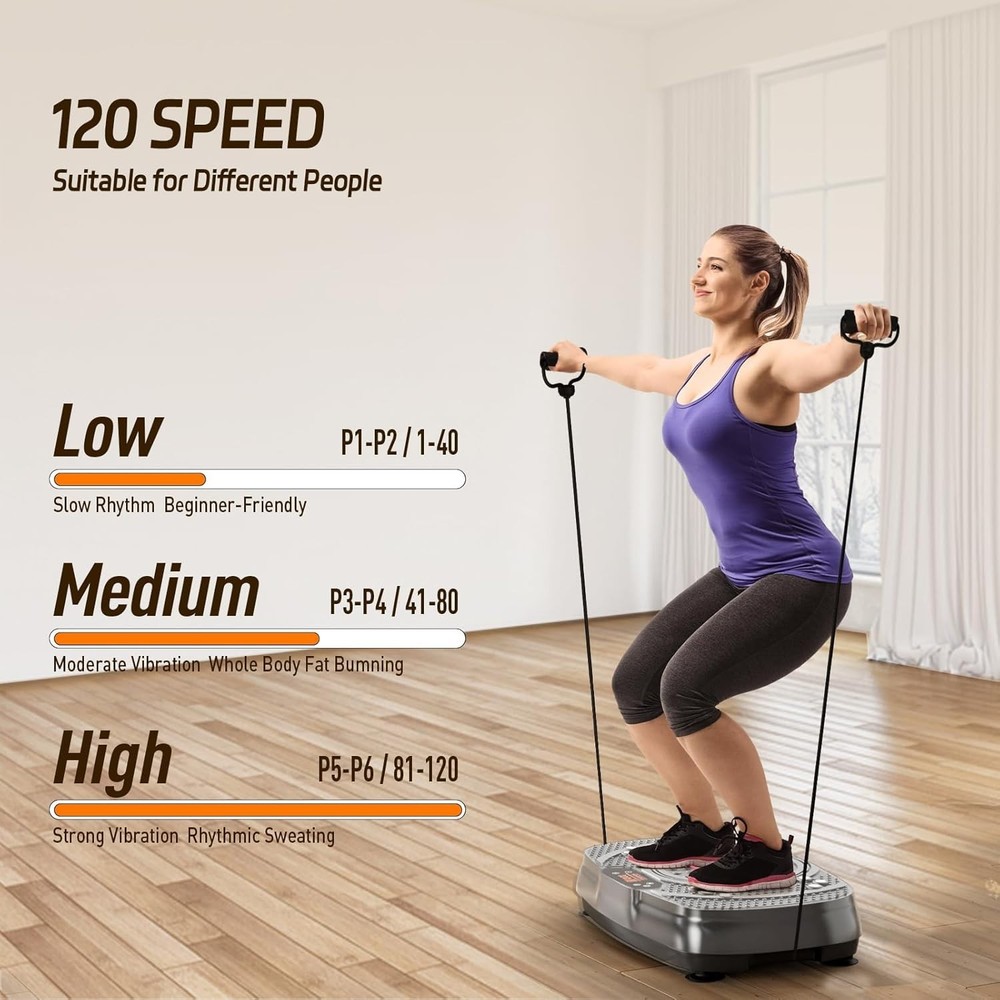 Vibration Plate Exercise Machine: Vibrating Plates for Weight Loss and Lympha...