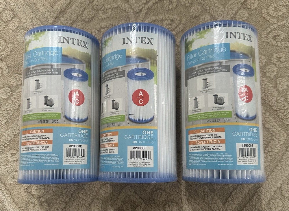 Intex Replacement Pool Filter Cartridge –  (3-Pack)