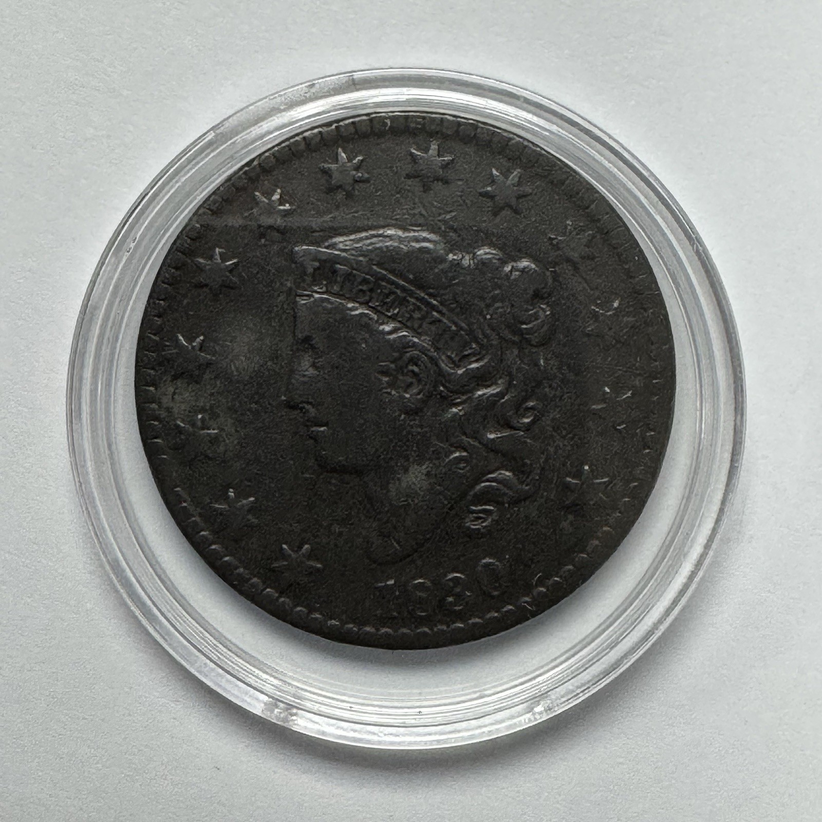 1830 Coronet Matron Head Large Cent US Copper Penny Full LIBERTY