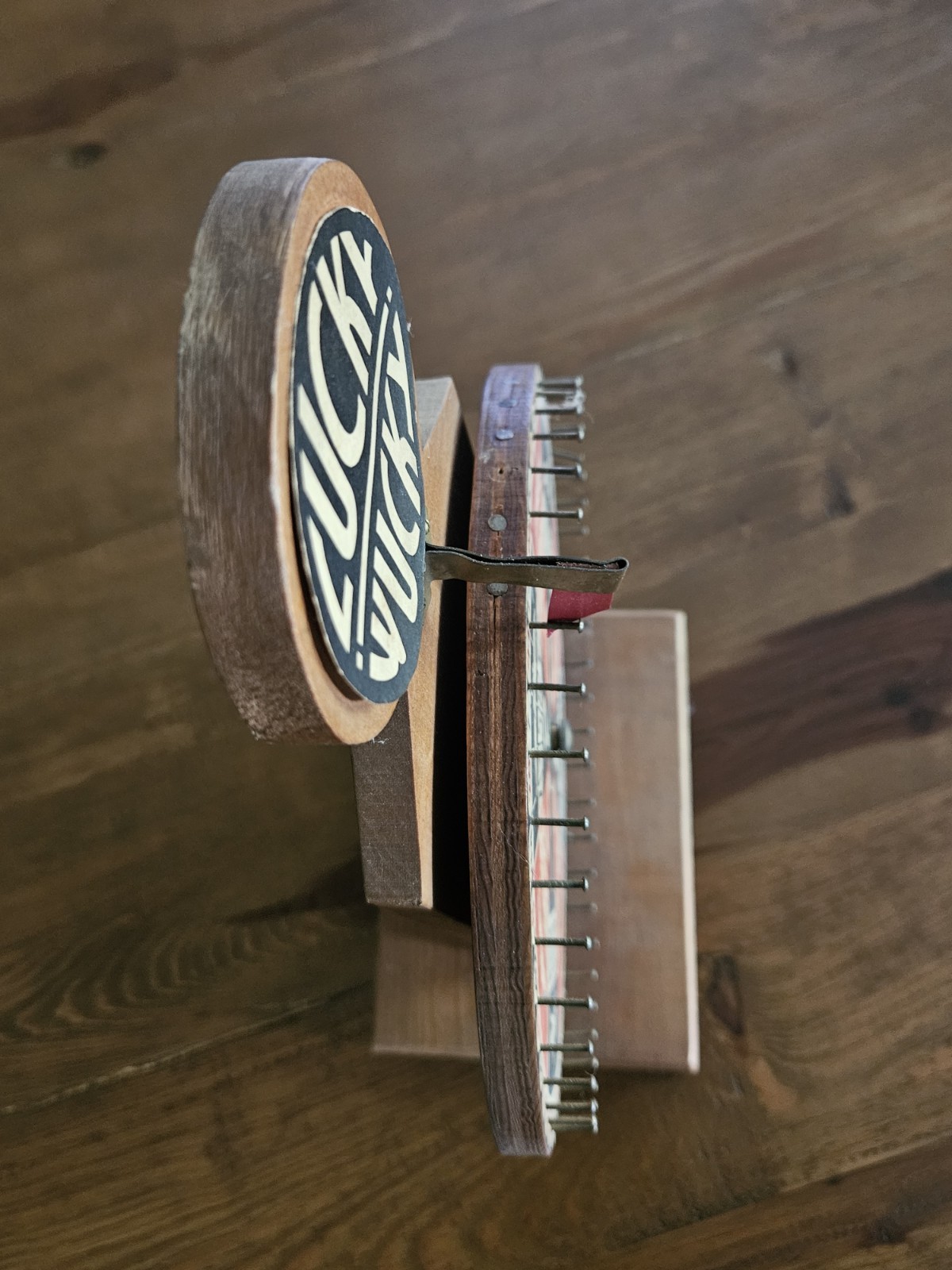 Vintage 1934 Lucky Wucky Horse Wheel of Fortune Trade Stimulator Roulette Wood