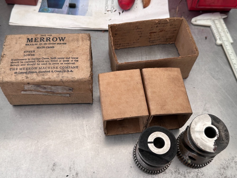Merrow Sewing Machine Main Cams Upper & Lower (Set of 2)