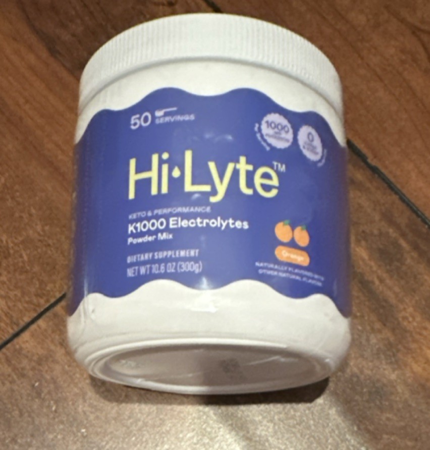 Hi-Lyte Electrolytes Powder Orange 10.6 oz 50 Servings
