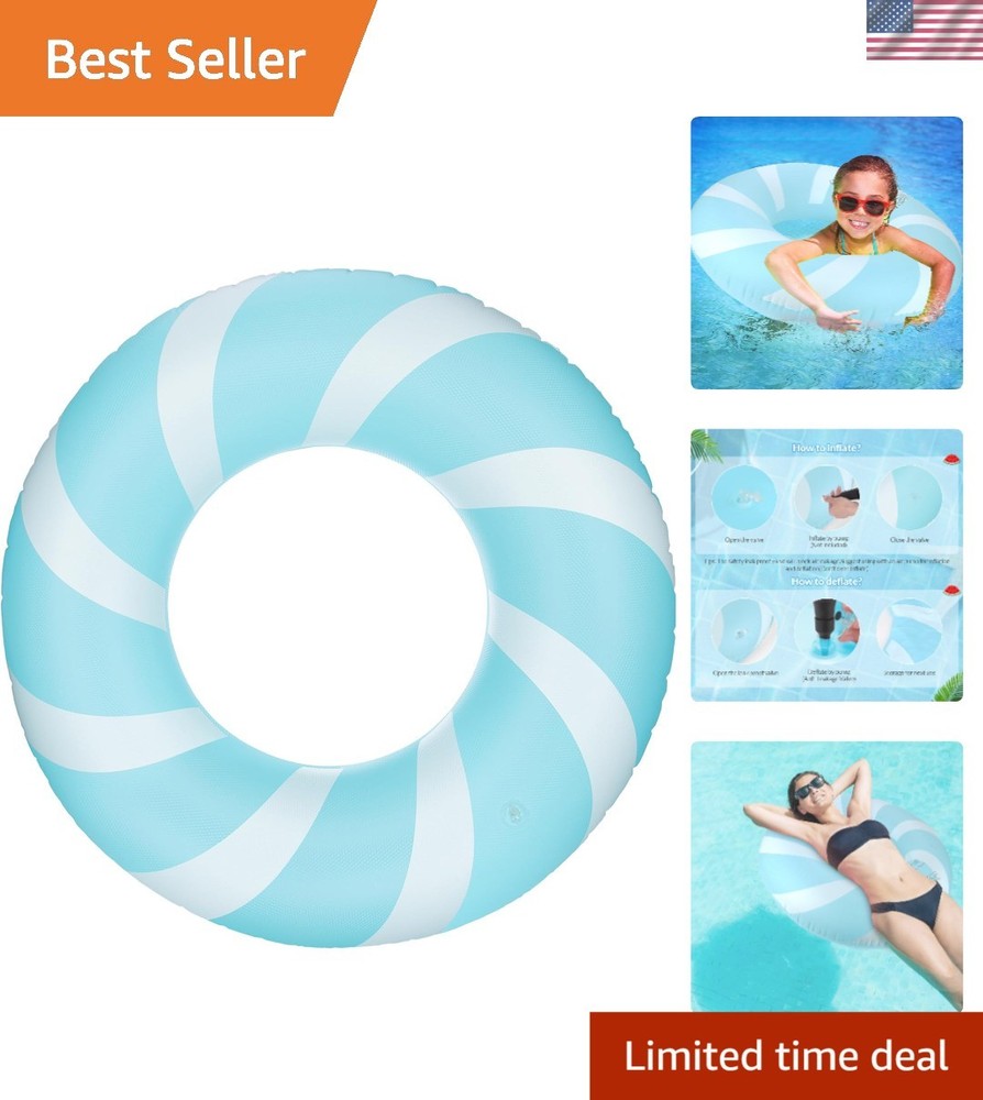 Exquisite Lollipop Printed Inflatable Pool Float - Perfect for Summer Parties