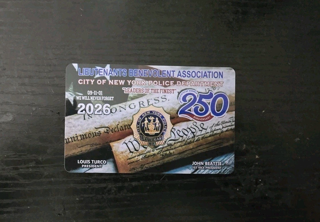 Lieutenant LBA Card Not PBA Twenty Twenty Six Geniune Mint Condition Unsigned.