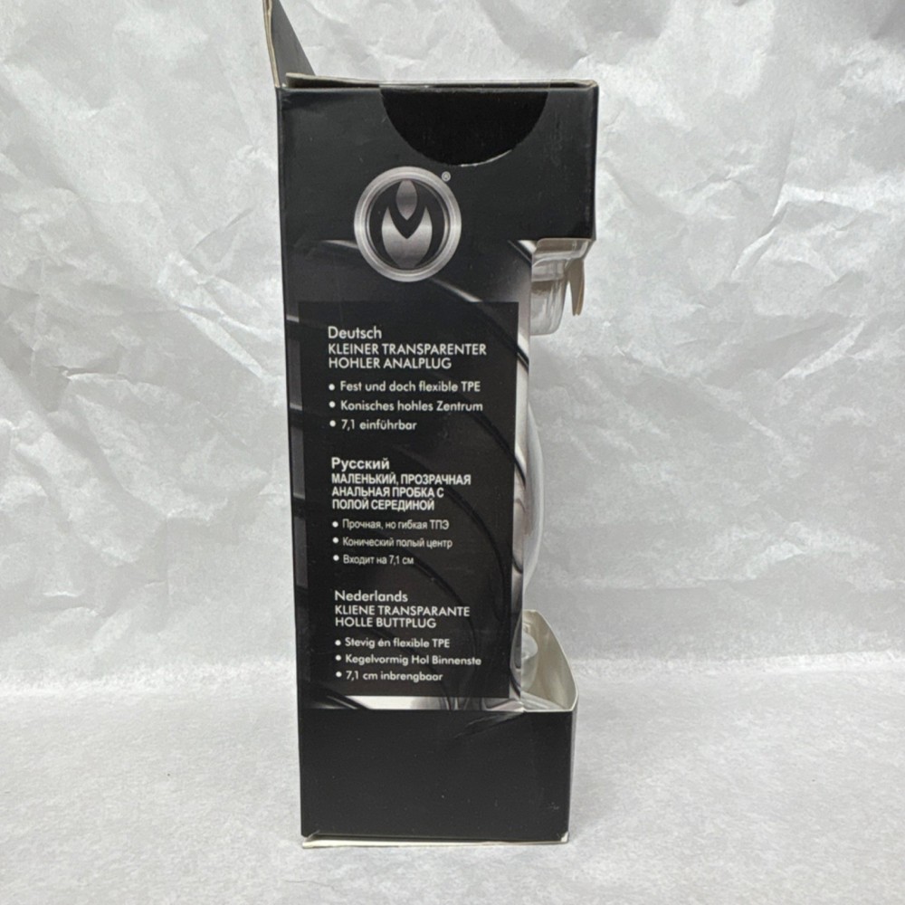 Master Series, Clear, Hollow, Anal, Plug Peephole￼