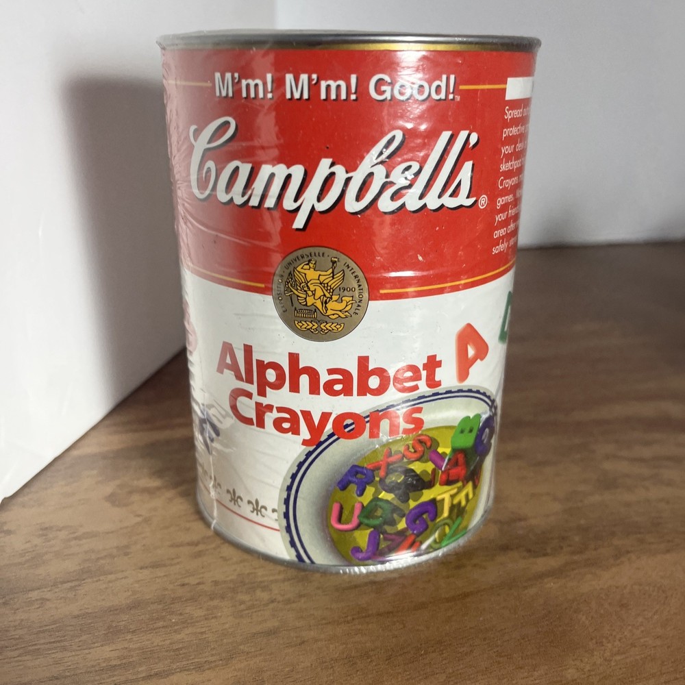 Campbells Alphabet Crayons Brand New