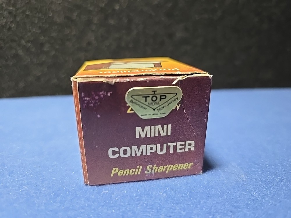 Vintage Die Cast Computer Pencil Sharpener-NOS