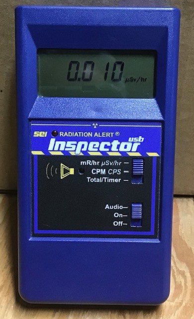 S. E. International Radiation Alert Inspector With Case Battery Bundle