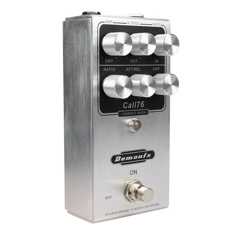 Demonfx CALL76 Compact Bass Compressor Effect Pedal