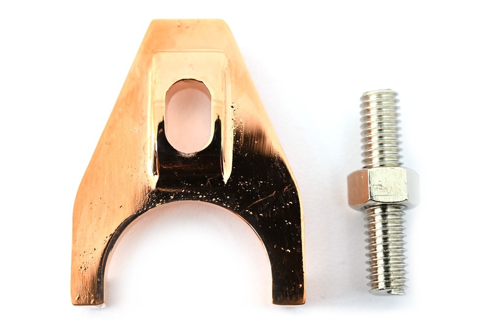 ZINC ALLOY DISTRIBUTOR HOLD DOWN CLAMP W/BOLT - COPPER