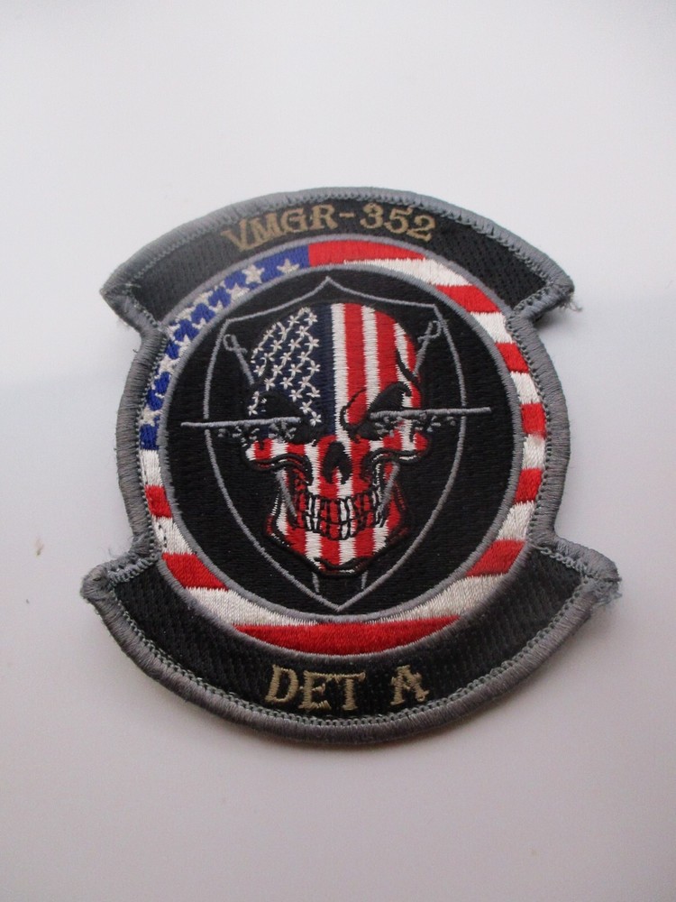 US Marine Corps VMGR-352 Raiders Detachment A Squadron Self Attaching Patch USMC