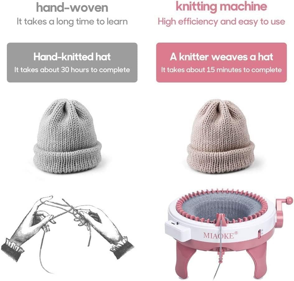 Efficient 48-Needle Knitting Machine – Ideal for Personalized Winter Gifts
