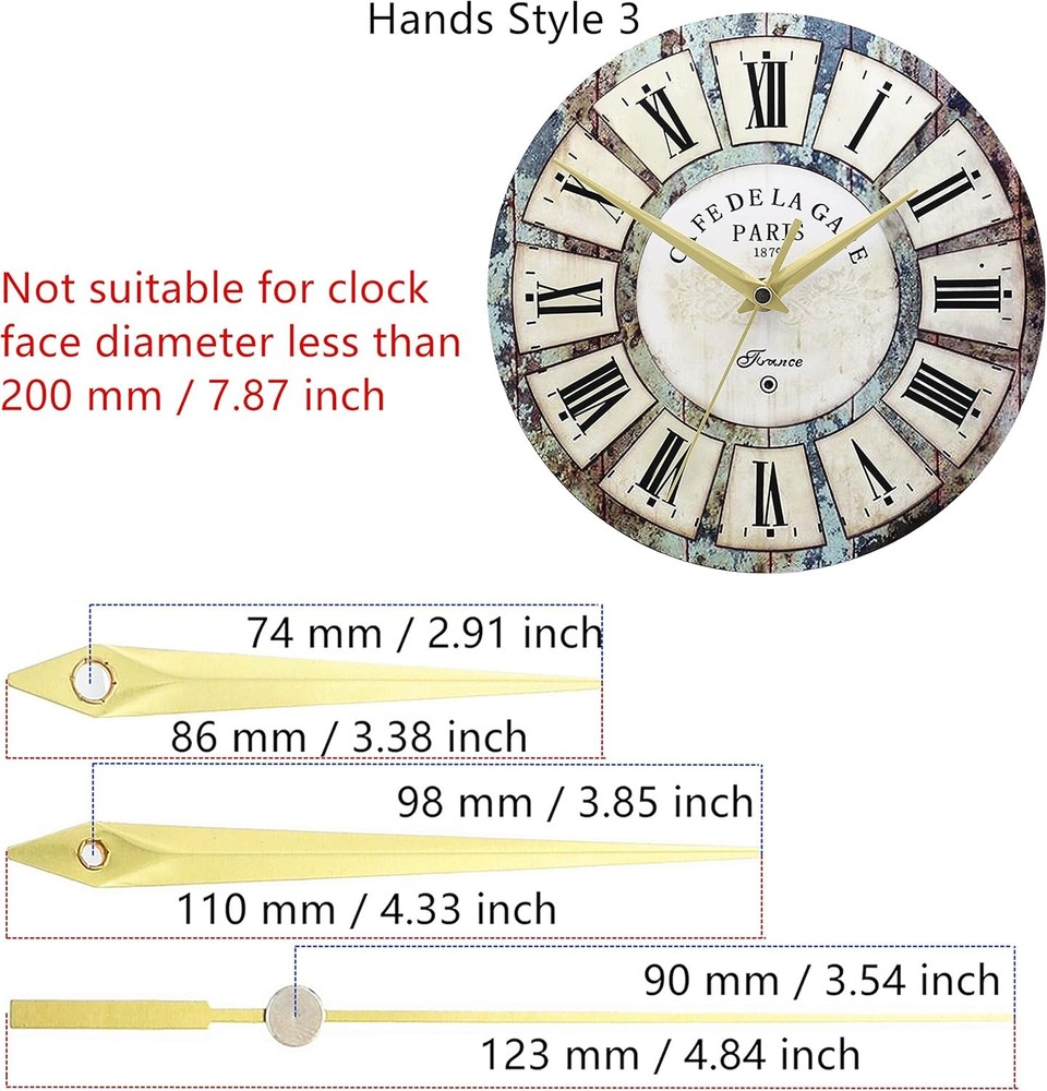 Quartz Clock Movement with Hour Shaft