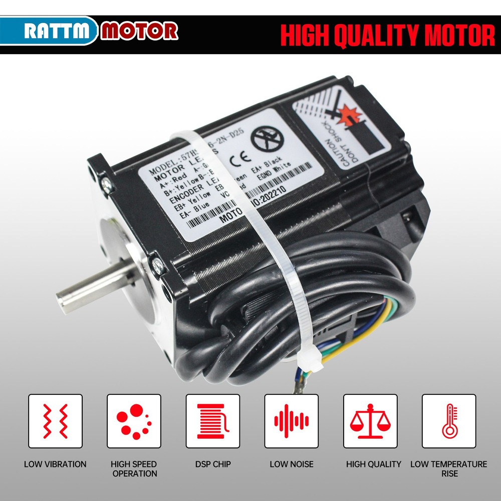 3 Axis Nema23 2N.m Closed Loop Servo Motor Driver CNC Controller Kit DDCSV4.1