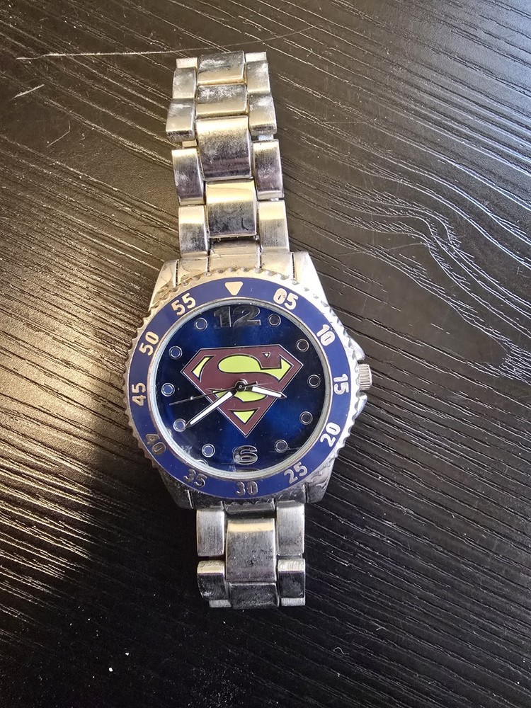 TM & DC COMICS SUPERMAN WATCH. Will Need A Battery.
