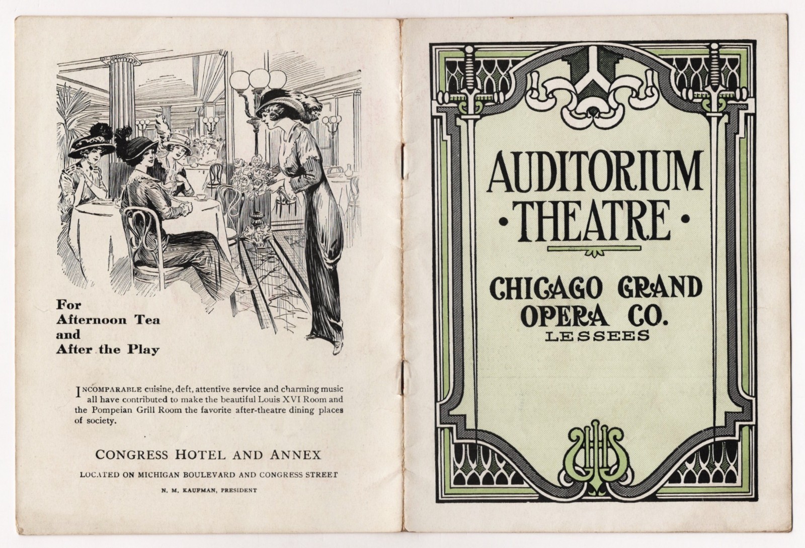 Artists' Model and Actress EVELYN NESBIT THAW ("Ragtime") 1913 Chicago Program