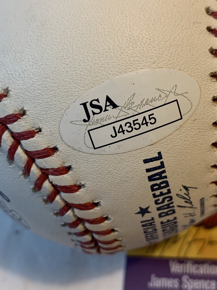 Ryan Ludwick Signed OMLB Autograph Baseball JSA NO CARD