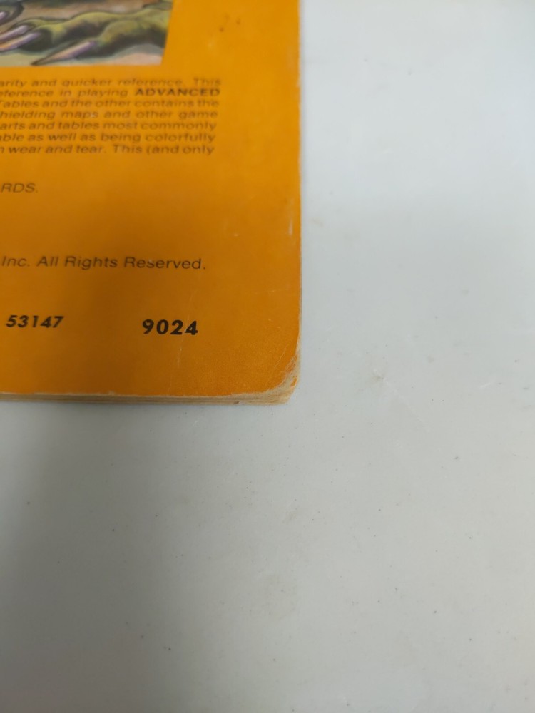 2x 1981 TSR Dungeon Master Screen - Rare