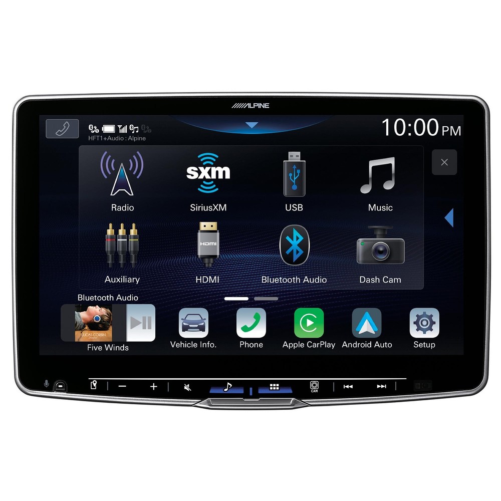 Alpine ILX-F511 11" Touchscreen Receiver & Component/Speakers Bundle