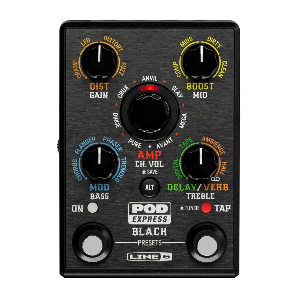 Line 6 POD Express Black Guitar Multi-Effects Processor