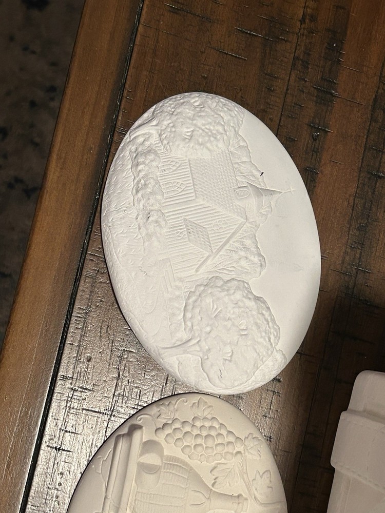 Paint Yourself Ceramic Box With 3 Changble Disc,large Box