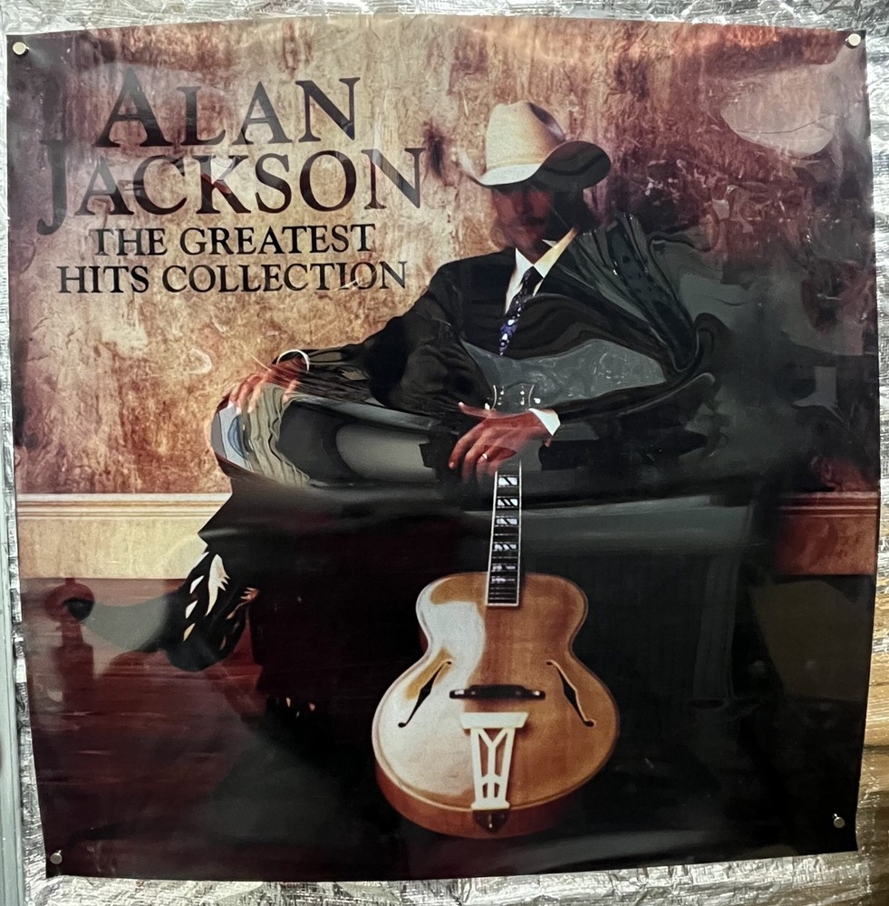 Alan Jackson Light Box Record Store Promo Poster