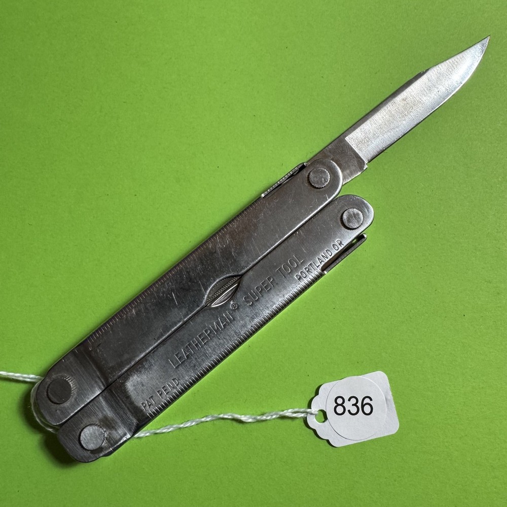Leatherman Super Tool Plier Multi Tool Pocket Knife Stainless EDC #852
