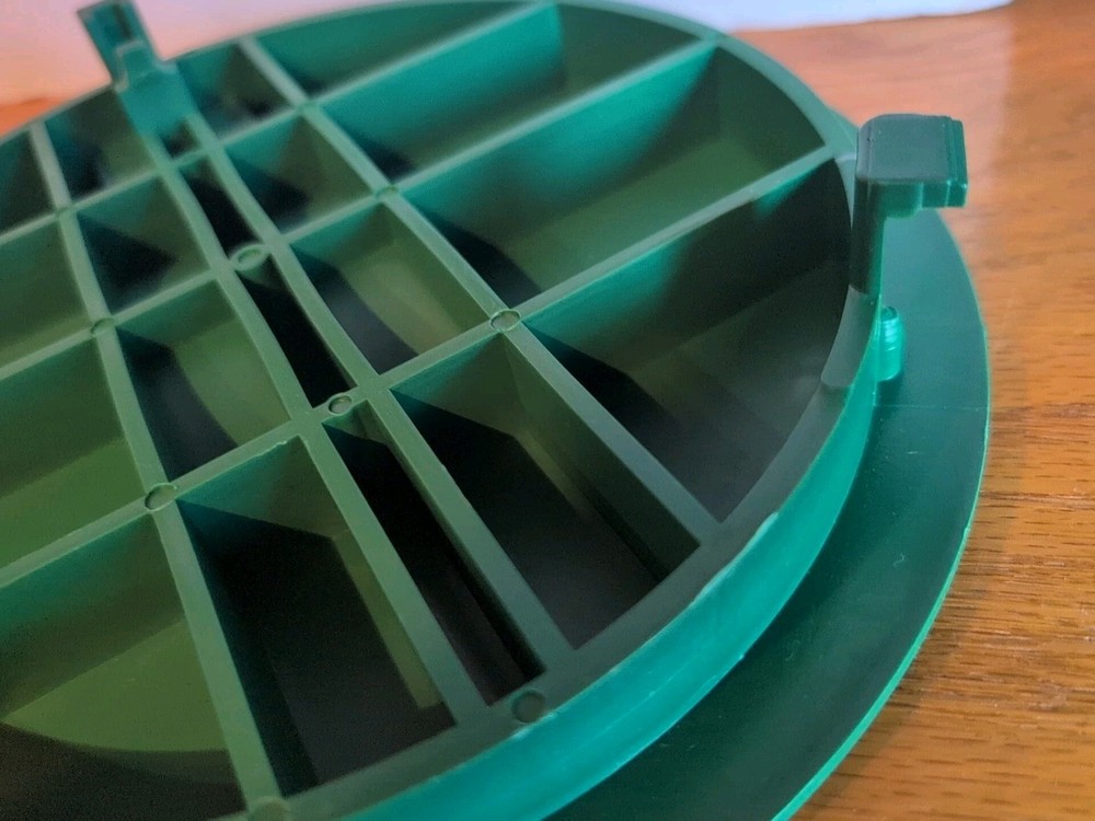Round 10" Irrigation Control Valve Lid Green Plastic